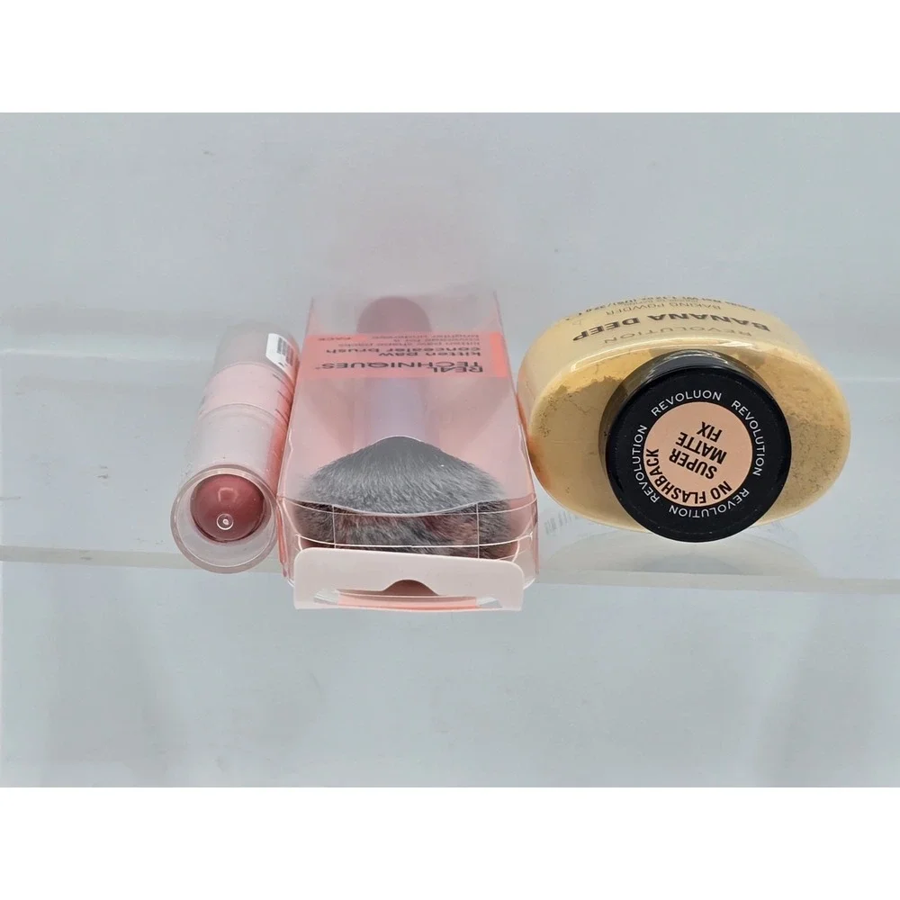 Face Makeup Kit: Makeup Setting Powder, Blush Stick,‎ Kitten Paw Concealer Brush